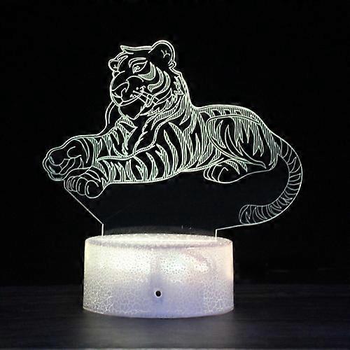 DW13 Crack Base Creative 3D Colorful LED Decorative Night Light