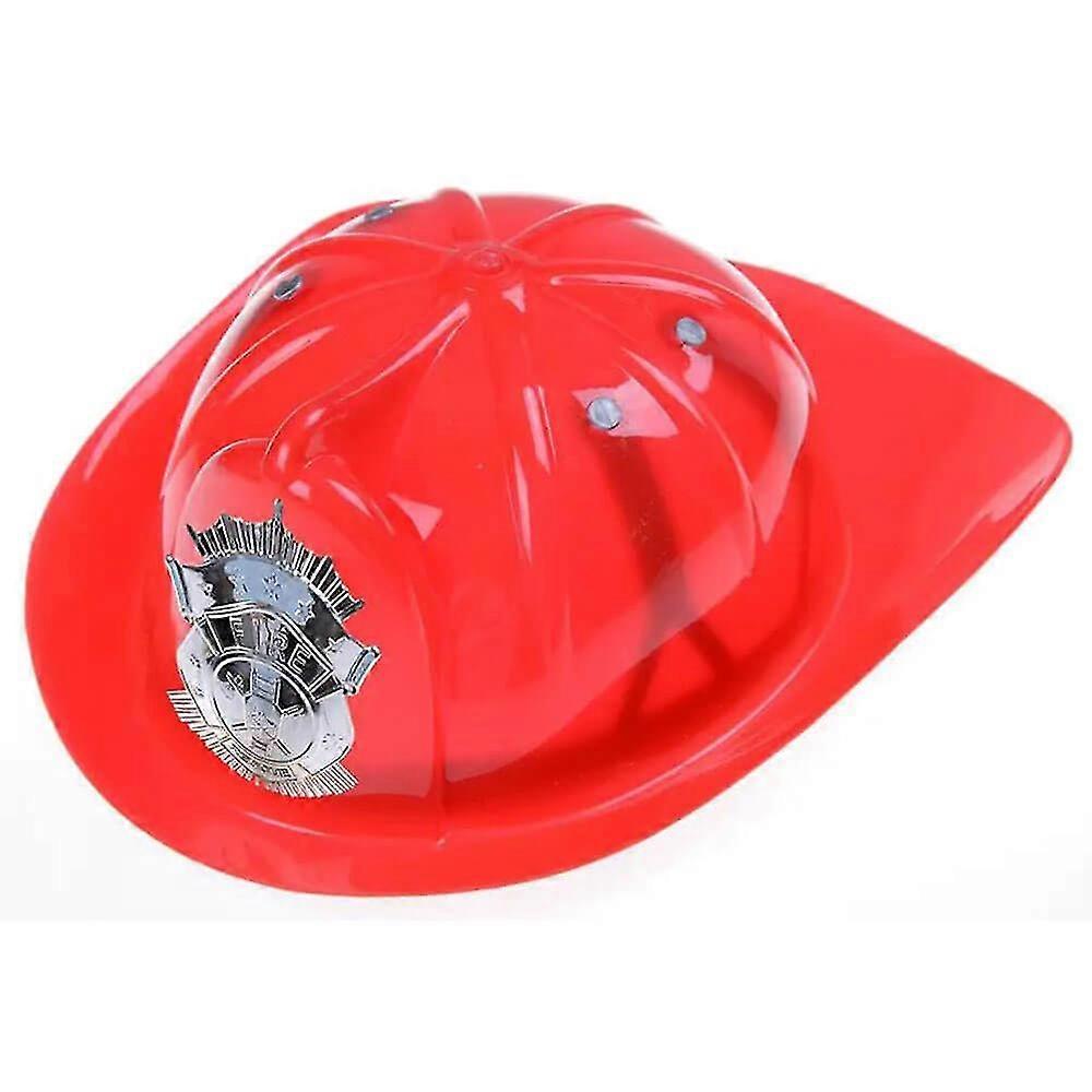 Fireman Helmet with Badge Toy Costume