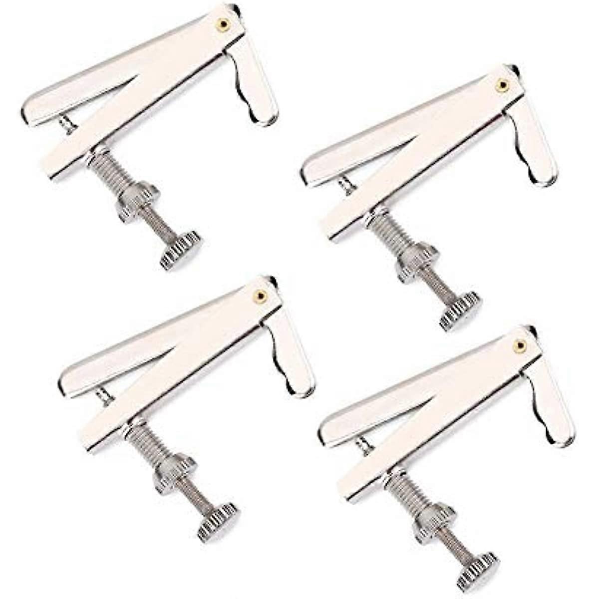 Bnineteenteam Cello Fine Tuners  4Pcs Cello Tuners Adjuster Metal String Adjusters Cello Tuners Fine Adjuster for 34 44 Cello  Fine Tuner Violin 44 Ce