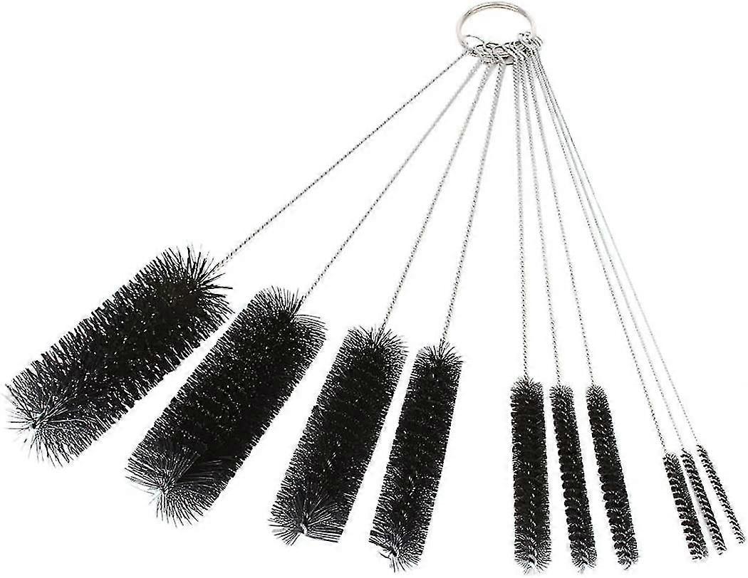 Bottle Brushes, 10pcs Multipurpose Bottle Cleaning Brushes Non-scratch Water Bottle Cleaner Set For Baby Bottle Tube