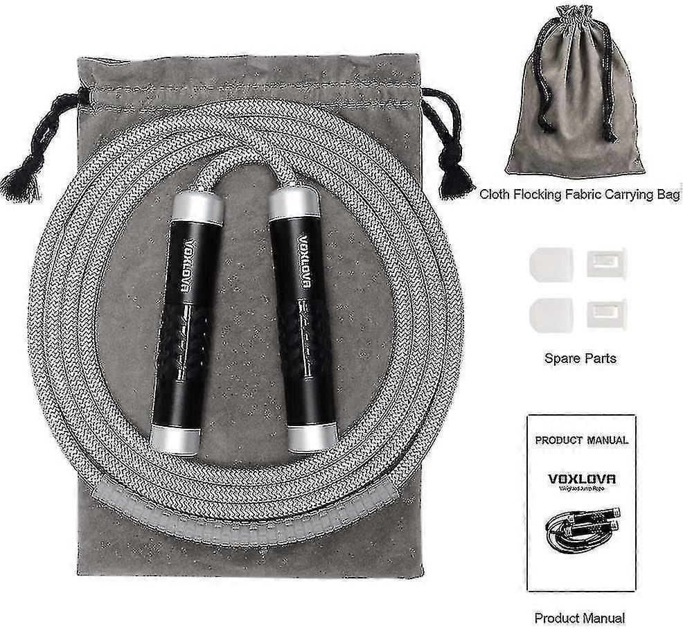 Weighted Jump Rope - Heavy Jump Ropes With Adjustable
