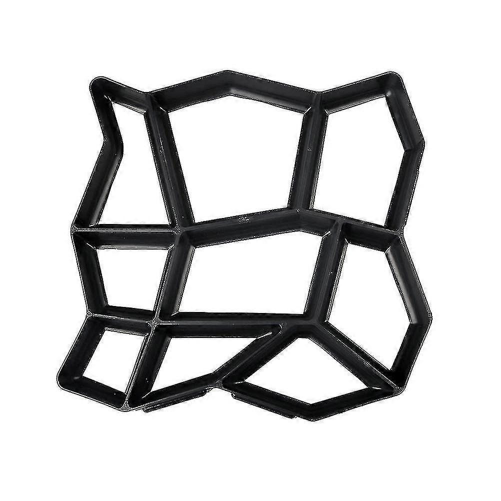 1pc Personality Diy Path Making Mold Manually Garden Paving Mould Plastic Floor Mold