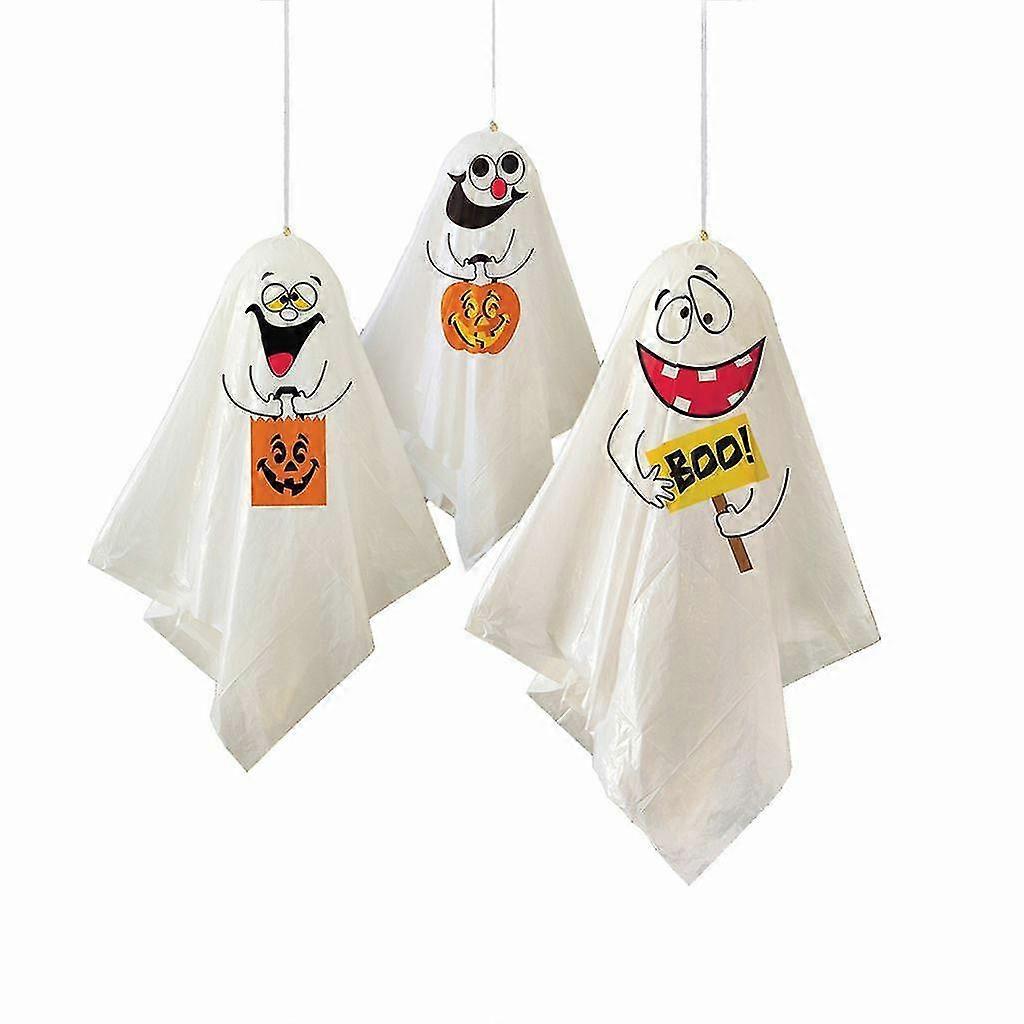 Ghost Hanging Decorations3pcswhiterandom