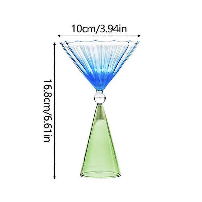 Irregular Wine Glass Water Sensing Cup Gradient Champagne Glass Cup