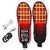 1 Pair Heated Insole With Remote Control Foot Warmer For Hunting