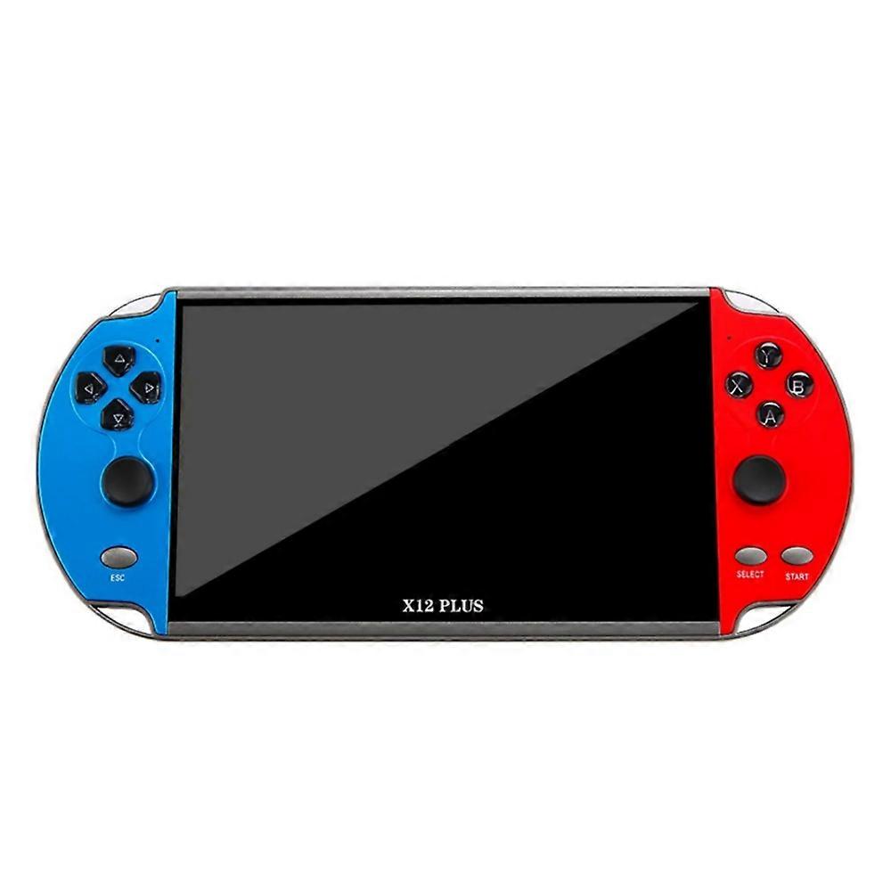 X12 Plus Handheld Game Console 10000 Games Retro Game Console 7 Inch HD Screen Portable Audio Video Game Player Gift