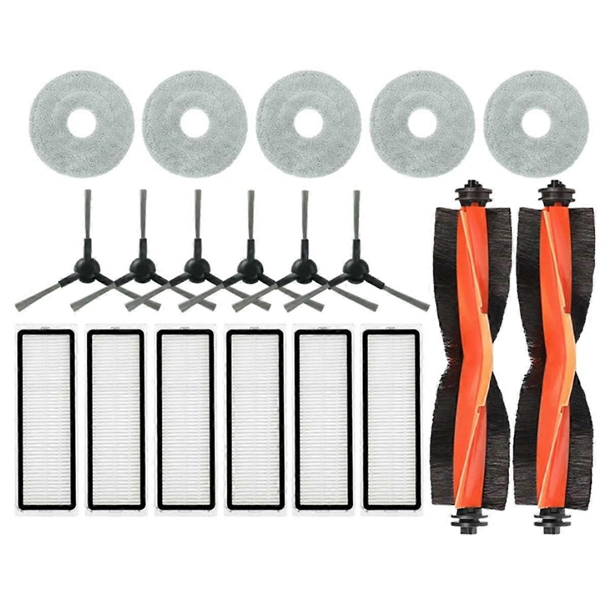 For Robot Vacuum S20+ / S10 Plus / B108GL / B105 / B108CN B113CN Vacuum Parts Filter Main Side Brus
