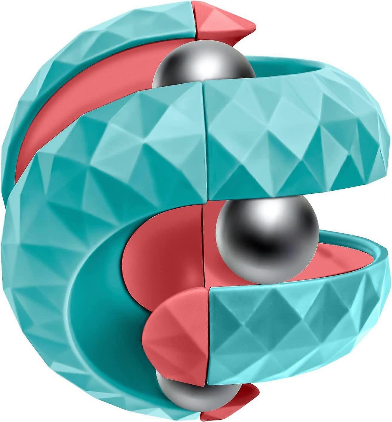 Decompression Toy Orbit Ball Toy Fidget Cubes Top Spinning Toy, As Stress Relief Gifts Creative decompression toy blue
