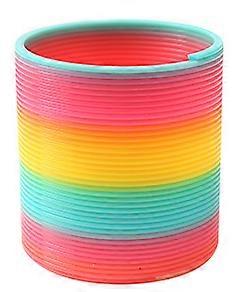Rainbow Circle Elastic Rainbow Circle Spring Color Circle Jenga Hula Hoop Circle