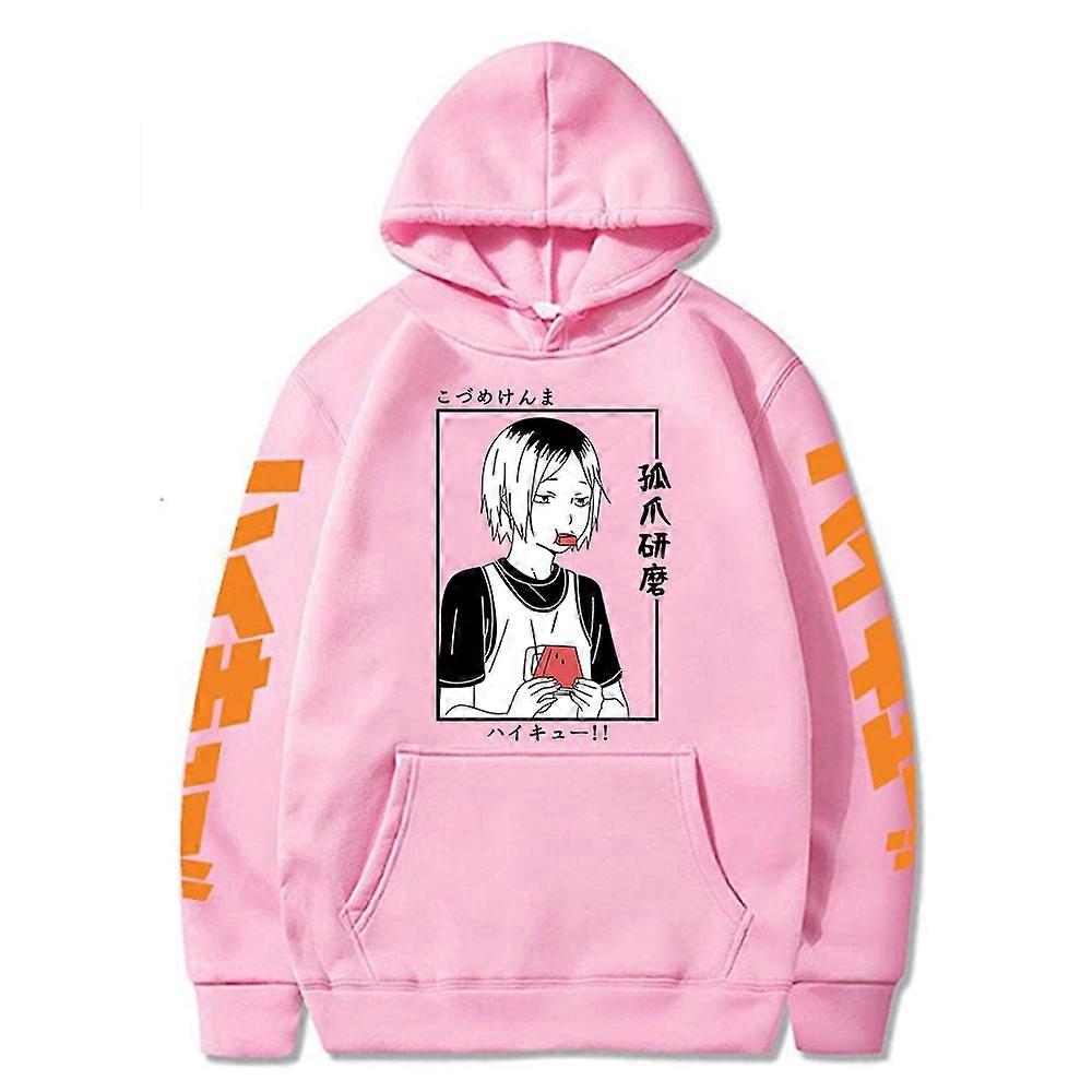Harajuku Oversized Hoodies Japanese Haikyuu Anime Kenma Kozume