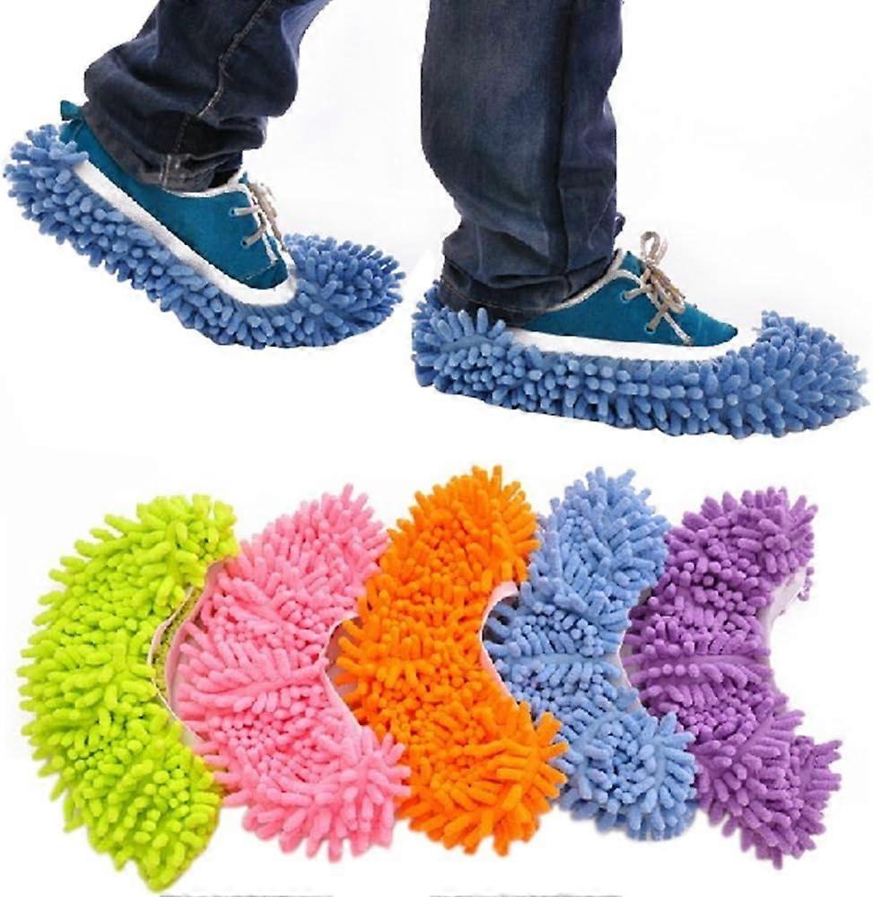 Dust Removal Mop Slippers - Efficient Floor Cleaning Solution