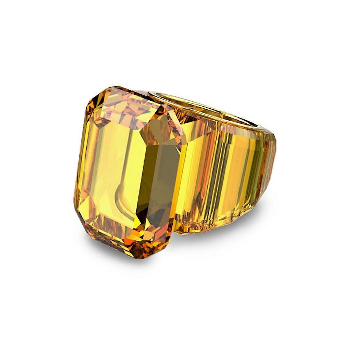 Kvinders Swarovski Ring - 5608548 gule krystaller