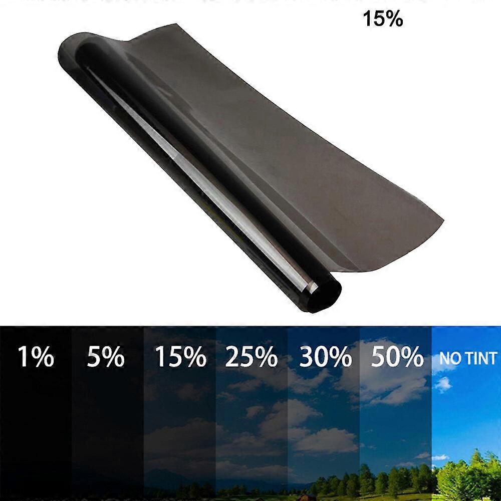 UV μαύρο ρολό 50cm * αυτοκινήτων αυτοκινήτων ταινιών 1/5/15/30/35% Vlt απόχρωσης παραθύρων UV * 6m