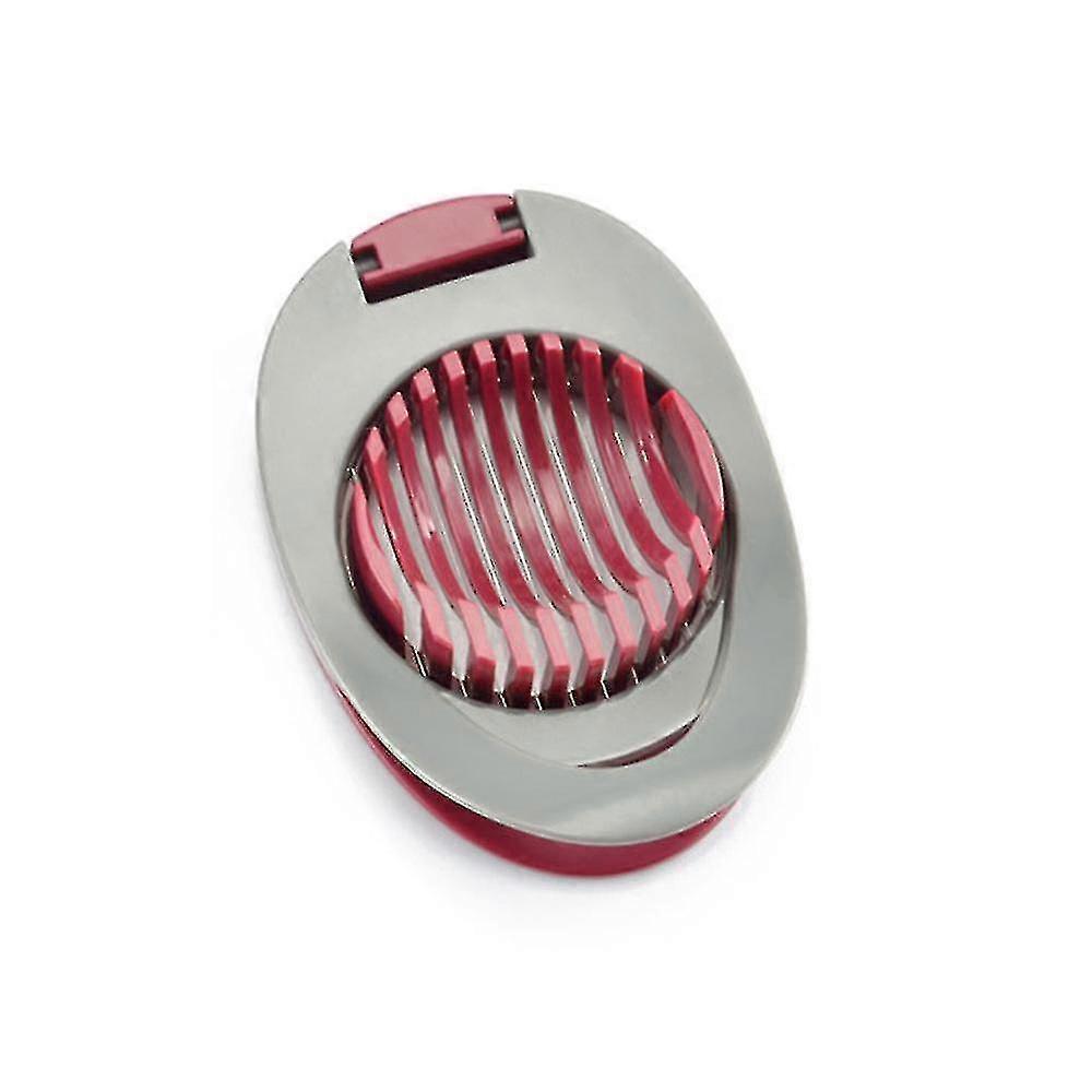 Egg Slicer Stainless Steel Eggs Hard Boiled Metal Cutter Section Chopper Tool