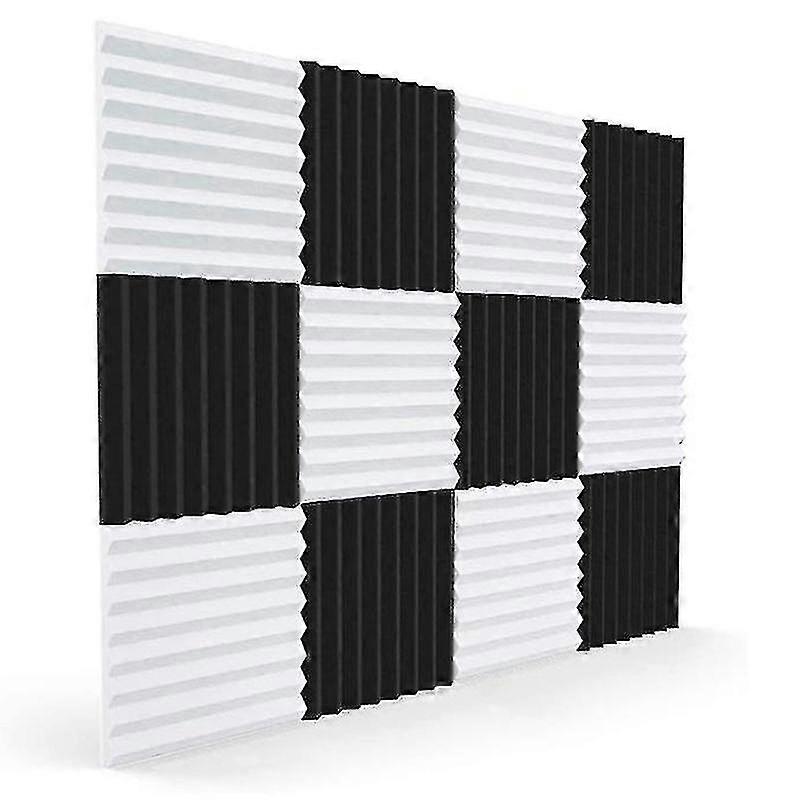 12 Pcs Sound Insulation Acoustic Foam Board for Studio Ceiling Game Room