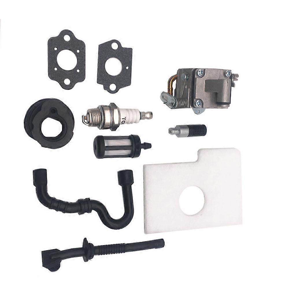 Kit Carburatore Per Motosega Stihl MS 170/180 - Include Guarnizione, Tubo, Candela E Filtro Benzina - Foto 4