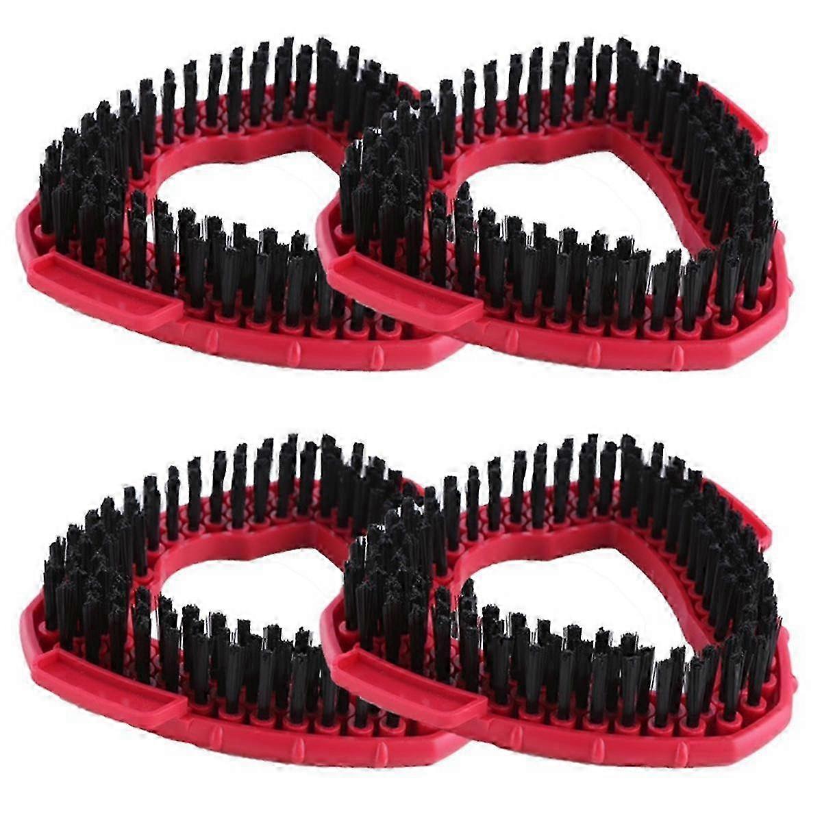 4PCS Replace Base Scrub Mop Brush Replacement Shower Floor Scrubber
