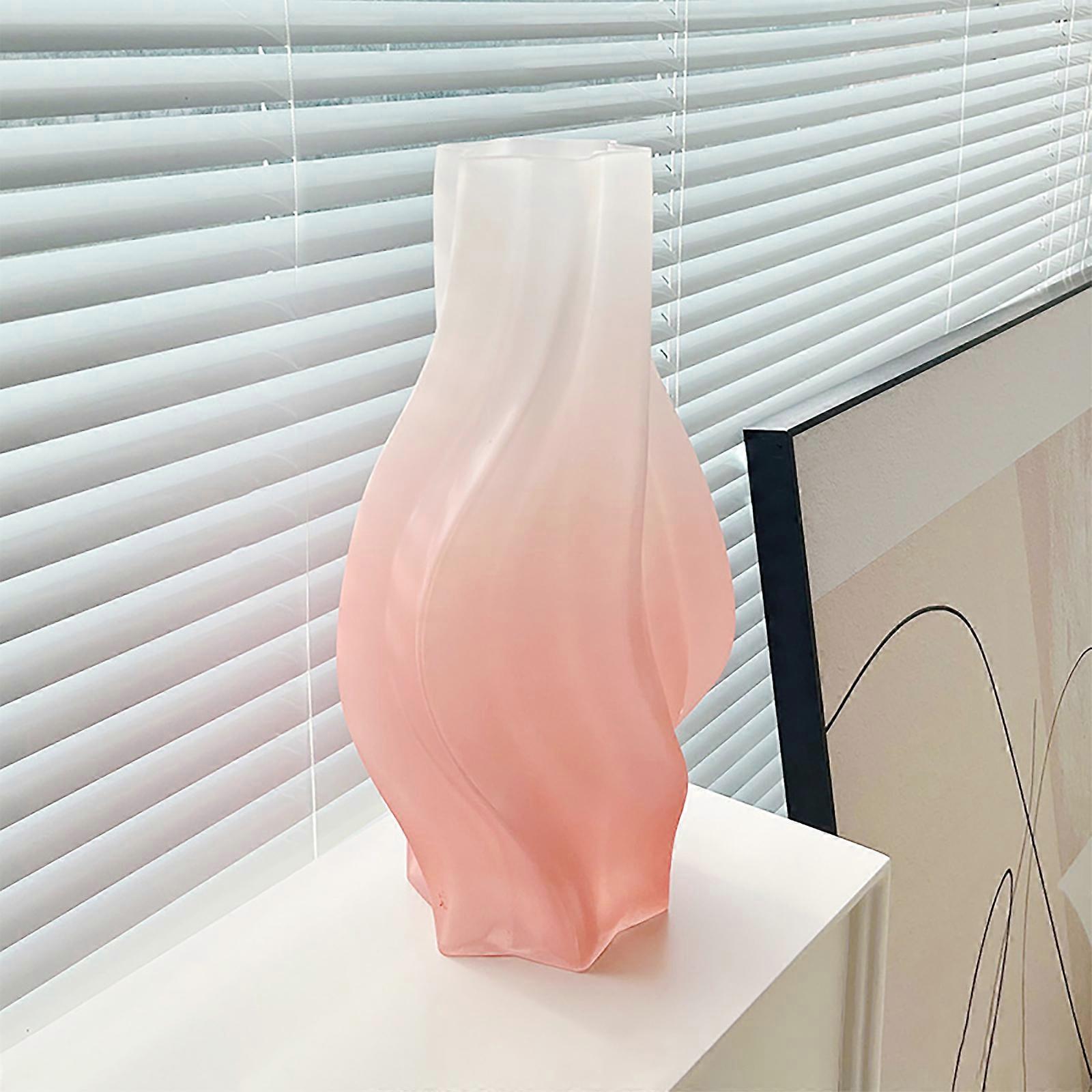 אגרטל פרח משעמם קטן זכוכית פשוטה מוטי-פונקציונלי סלון ביתי תפאורה צבעונית מודרנית