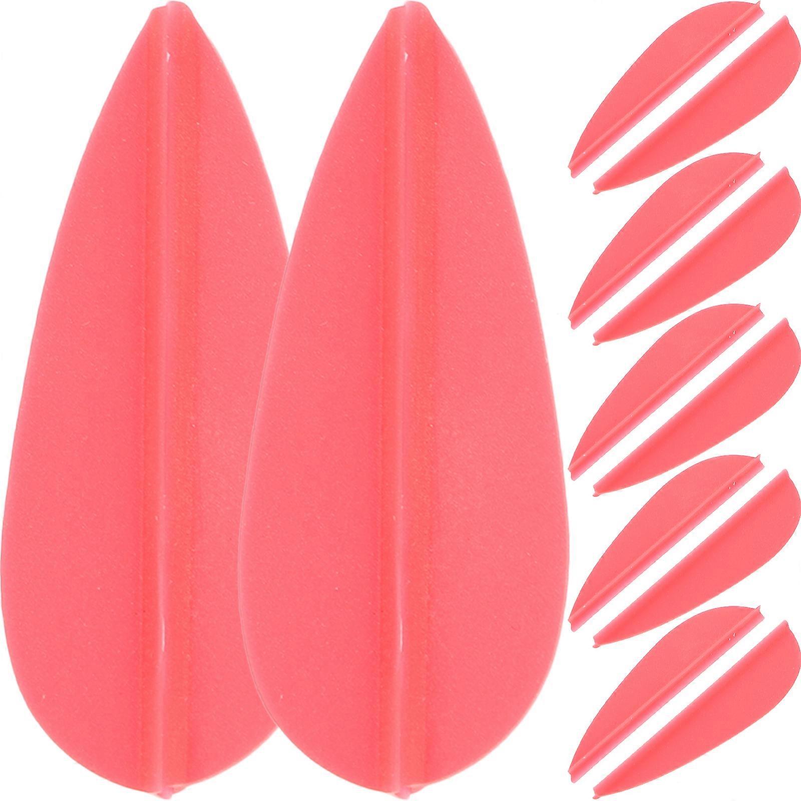20Pcs Arrow Fletchings Plastic Reusable Arrow Fletchings Potable Archery Parts Arrow Fletchings