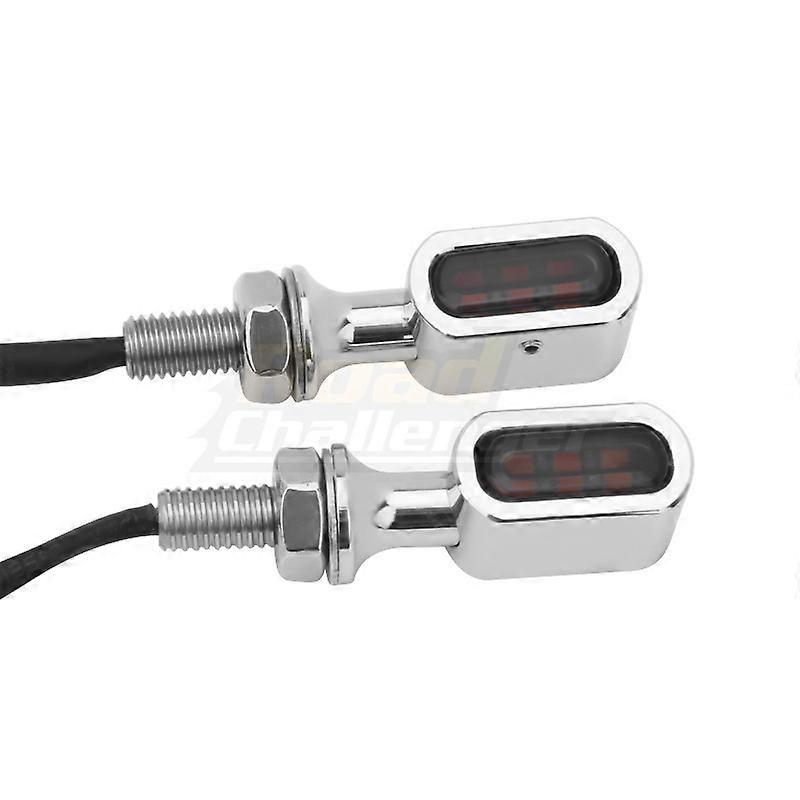 2XMotorcycle Rear Mini LED Turn Signal Light Running Indicator Lamp For Harley Sportster XL Bobber Chopper Cafe RacerMotor Vehicle Lighting