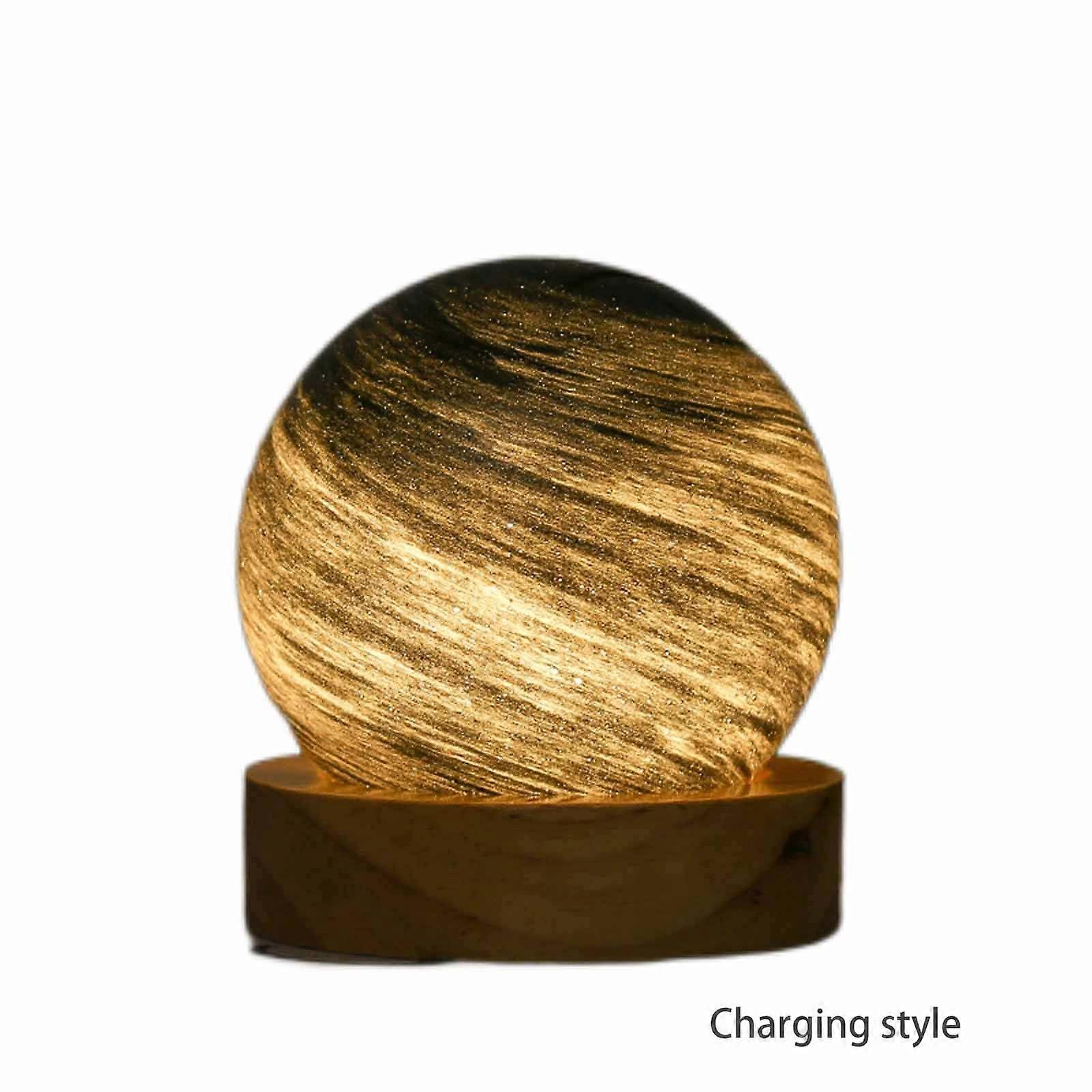 Moon Night Light Unique Convenient To Use 3D Design Stepless Dimming Romantic 3D Kids Planet Lamp