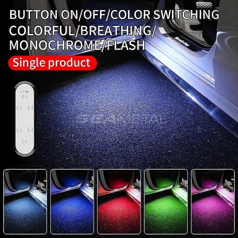 BLALION Led Car Door Light Car Interior USB Rechargeable Wireless Magnetic Switch Night Lamp LED Car Door Signal Welcome LightsMotor Vehicle Lighting