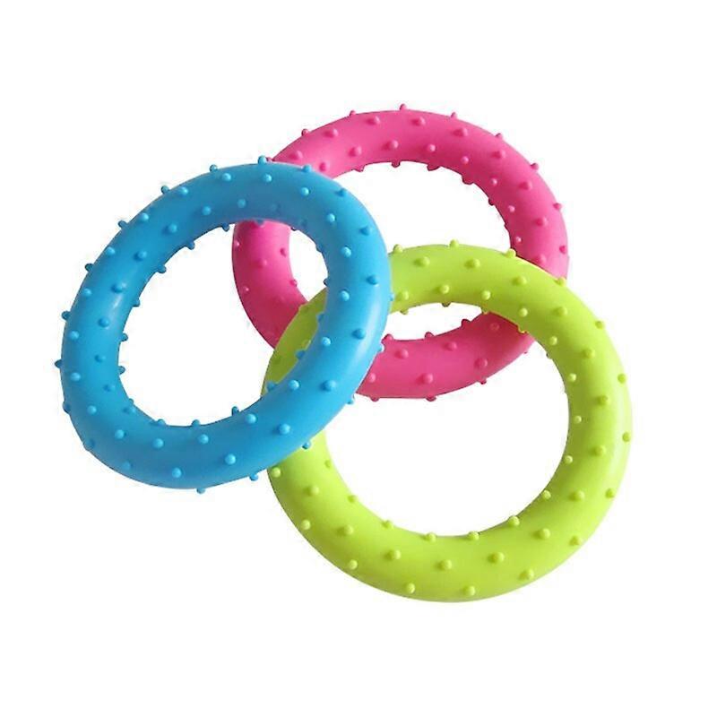 Rubber Thorn Ring Dog Training Ring Puller Resistant Bite Floating Toy Puppy Interactive Game Playing Products Pet Products Dog Supplies