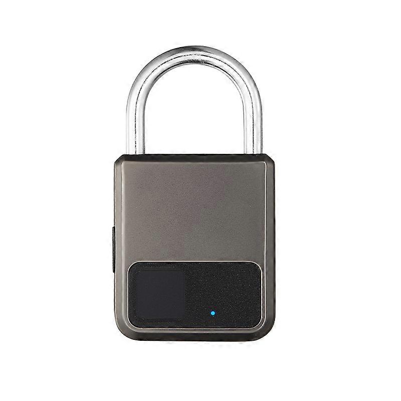 Fingerprint Padlock Waterproof Smart Keyless Security Locker Fingerprint Lock Anti-Theft USB Charge For Bike Gym Locker Luggage