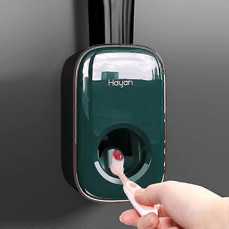 Bathroom Toothpaste Squeezer Automatic Toothpaste Dispenser Dust-proof Toothbrush Squeezer Holder Rack Bathroom Accessories