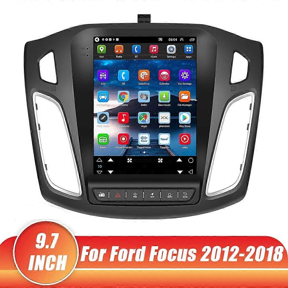 For Ford Focus 2012-2018 9.7" Android 12.0 Car Stereo Radio WIFI GPS Navi Multimedia Player 2Din GPS Navigation Head Unit