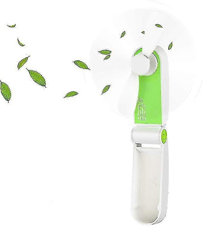 Mini Foldable Handheld Fan, Portable Handheld Charging Handheld Fan (green)-MXBC
