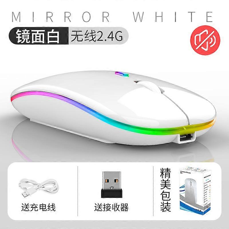 Wireless Mouse Bluetooth RGB Rechargeable Mouse Wireless Computer Silent Mause LED Backlit Ergonomic Gaming Mouse For Laptop PC