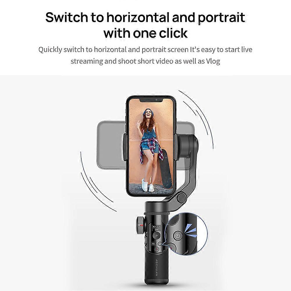 AOCHUAN SMART XR kapesní 3osý kardanový stabilizátor telefonu bluetooth pro Android IOS Samsung Huawei PK hladký MINI MX