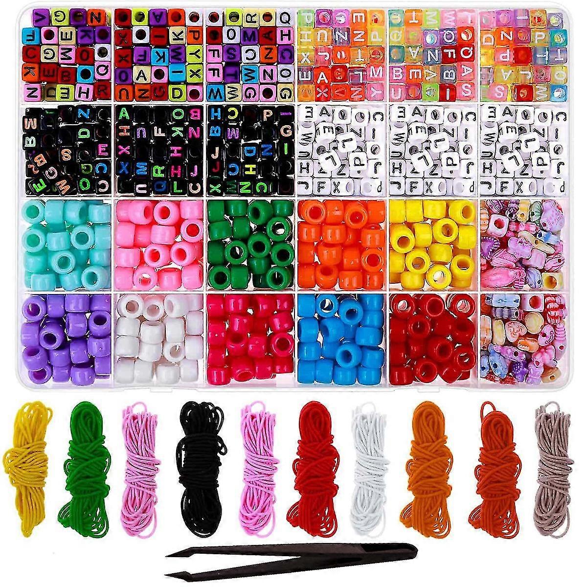 Pony Seed Beads And Letter Alphabet Beads Kit