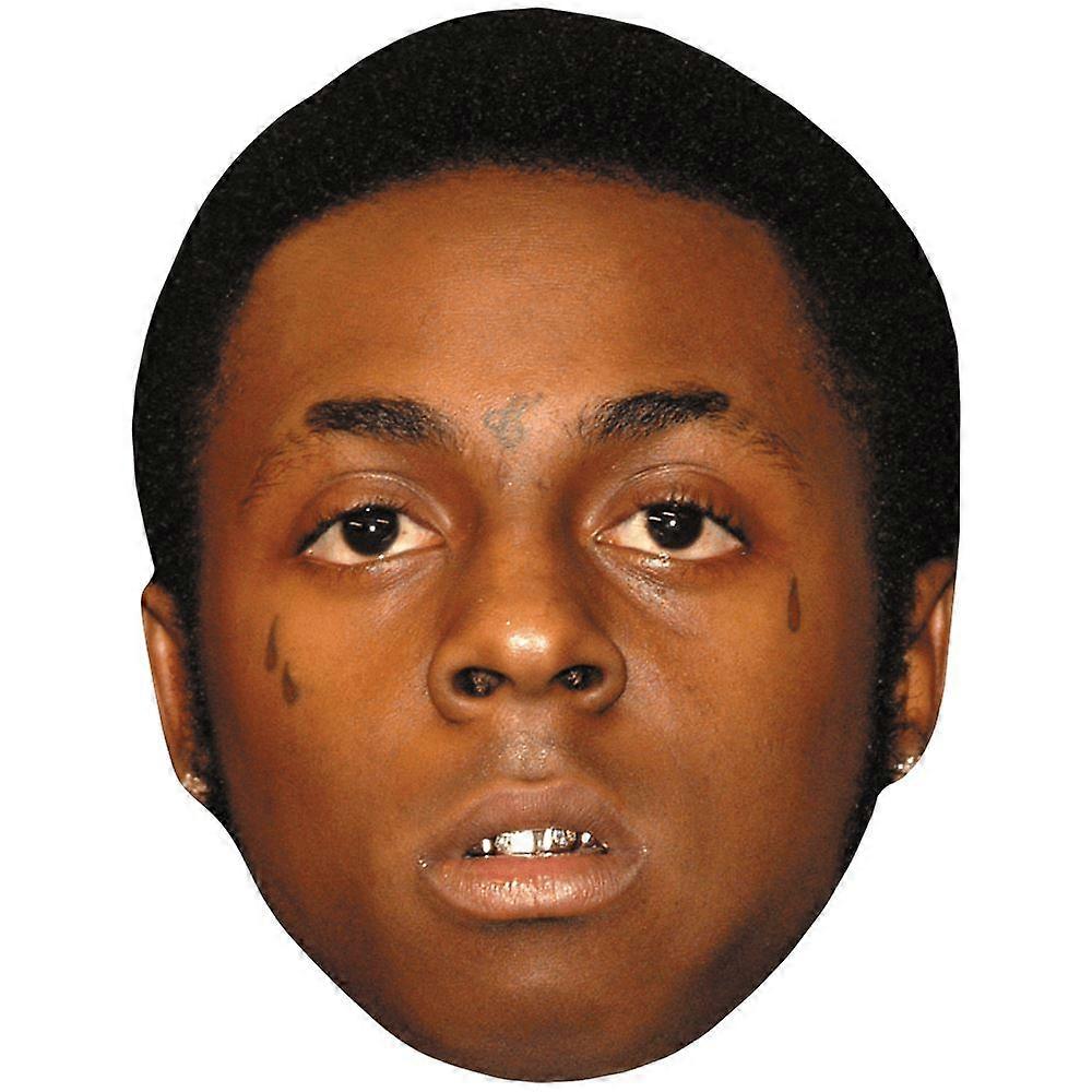 Lil Wayne (Tattoo) Celebrity Mask, Flat Card Face