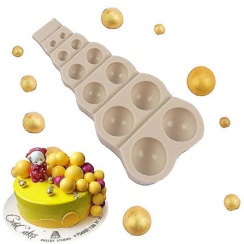 3D Bead Pearl Silicone Mold Multi Size Cake Decorating Tools (1Pcs)
