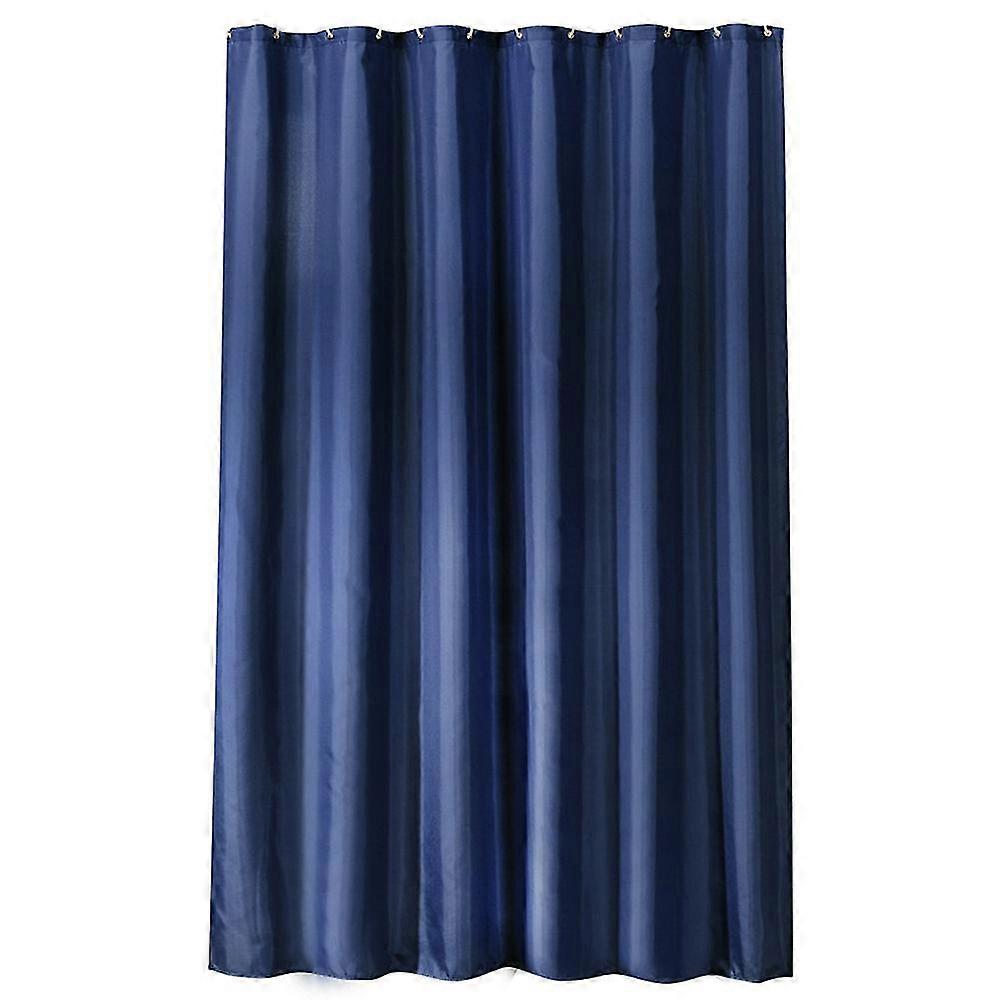 Hotel Waterproof Shower Curtain Dark Blue