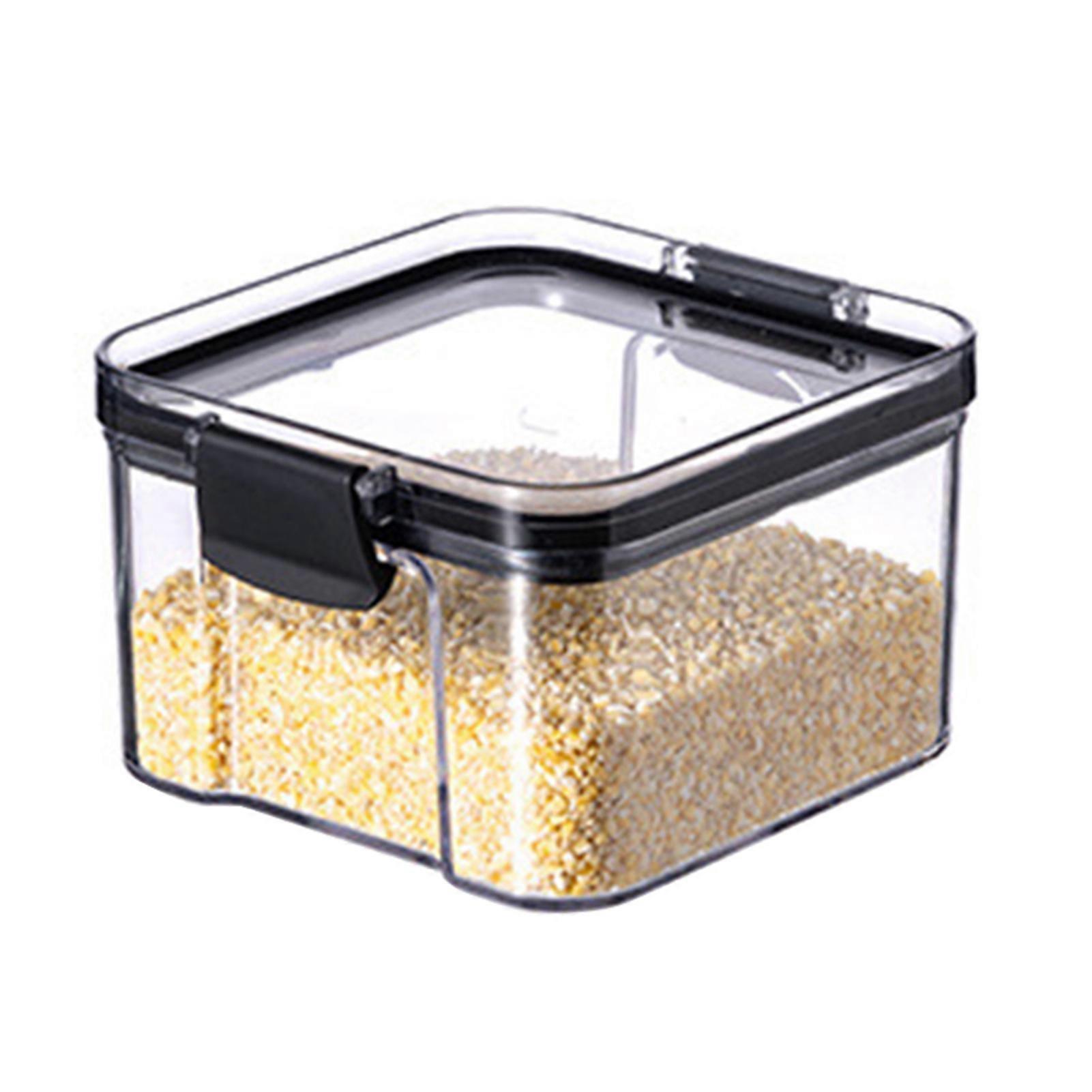 Przezroczysty, zapieczętowany pojemnik do przechowywania żywności Ja Hermetyczny zamek Szczelny, pyłoszczelny, odporny na wilgoć, ryż, zboże, mleko w proszku, pojemnik na przekąski, herbatę Jikaix