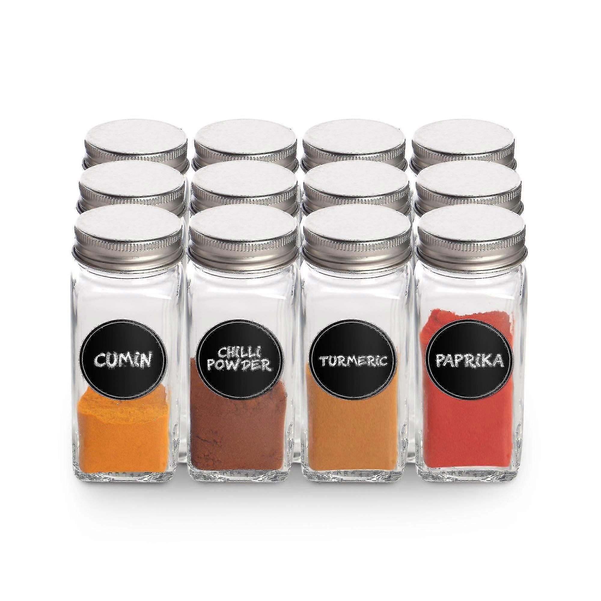 Spice borcane cu capace agitator - Set de 12