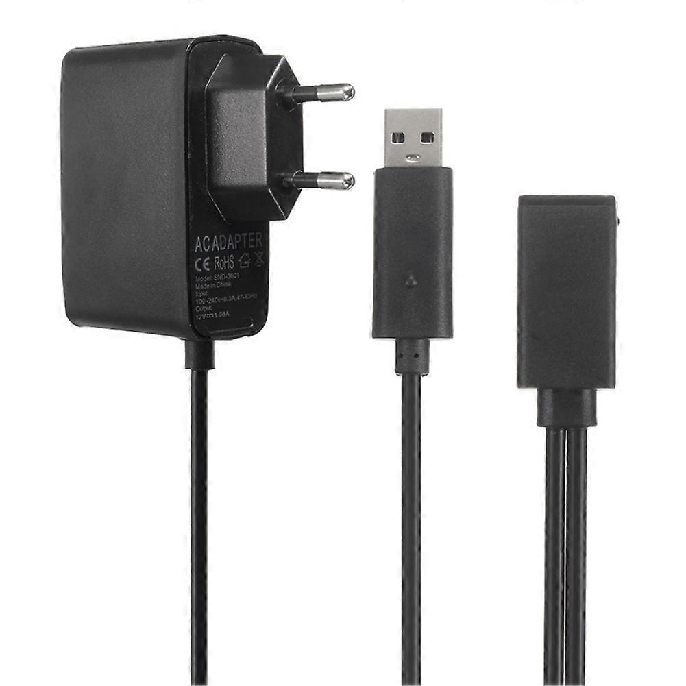 Power Supply Charger Adapter USB Charging Cable for X-box 360 Kinect Sensor