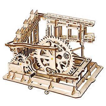 Roller Coaster Mechanical Model - 3D Wooden Puzzle for Kids - Fun and Educational Toy