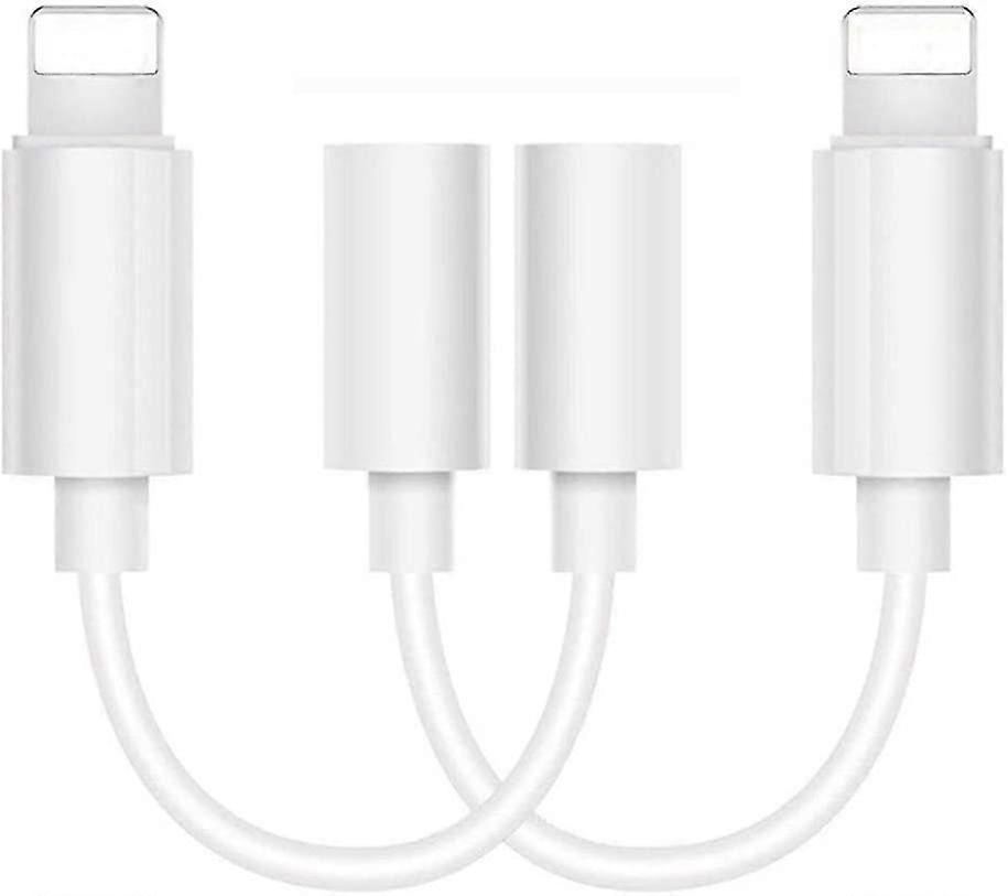 3.5mm Headphone, Adapter Earplug Adapter Jack 2 Pieces, Easy To Use, Compatible With Apple Iphone 11 Pro Max X/xs/max/xr 7/8/8 Plus Plug And Play(2 Pi