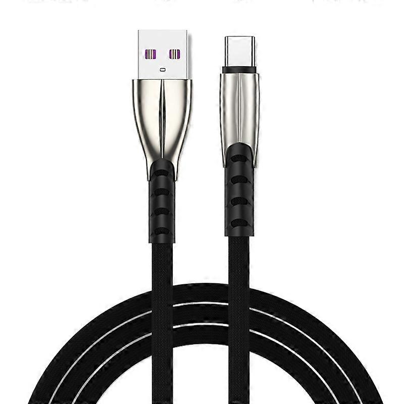 Data Cable Universal Anti-interference Anti-winding High Efficiency Widely Compatible Super Fast Charging 1m 5A Type-C Mobile Phone Charger Wire for T
