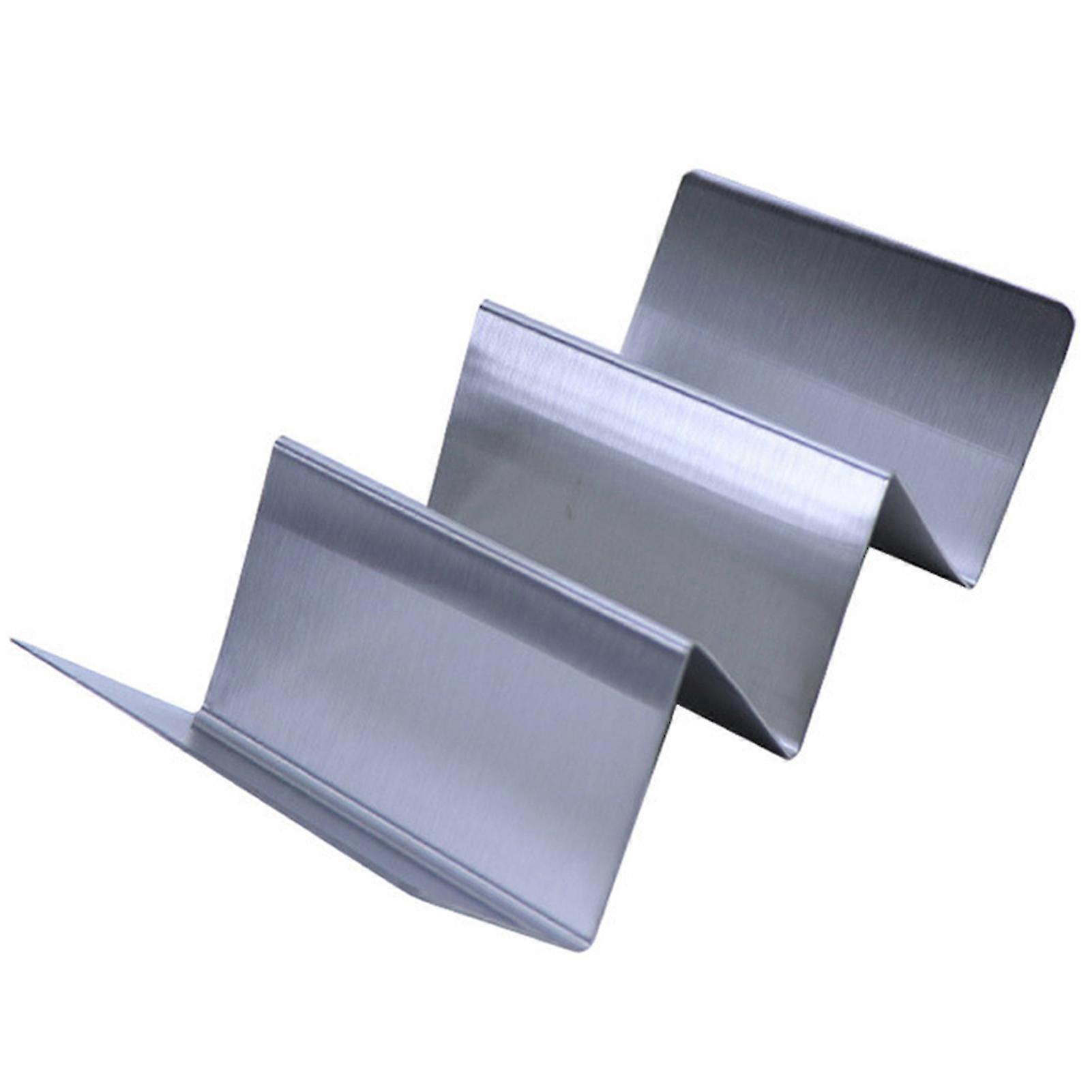 2024 الفولاذ المقاوم للصدأ تاكو حامل W على شكل حرف W حامل فطيرة مكسيكي متعدد الأغراض