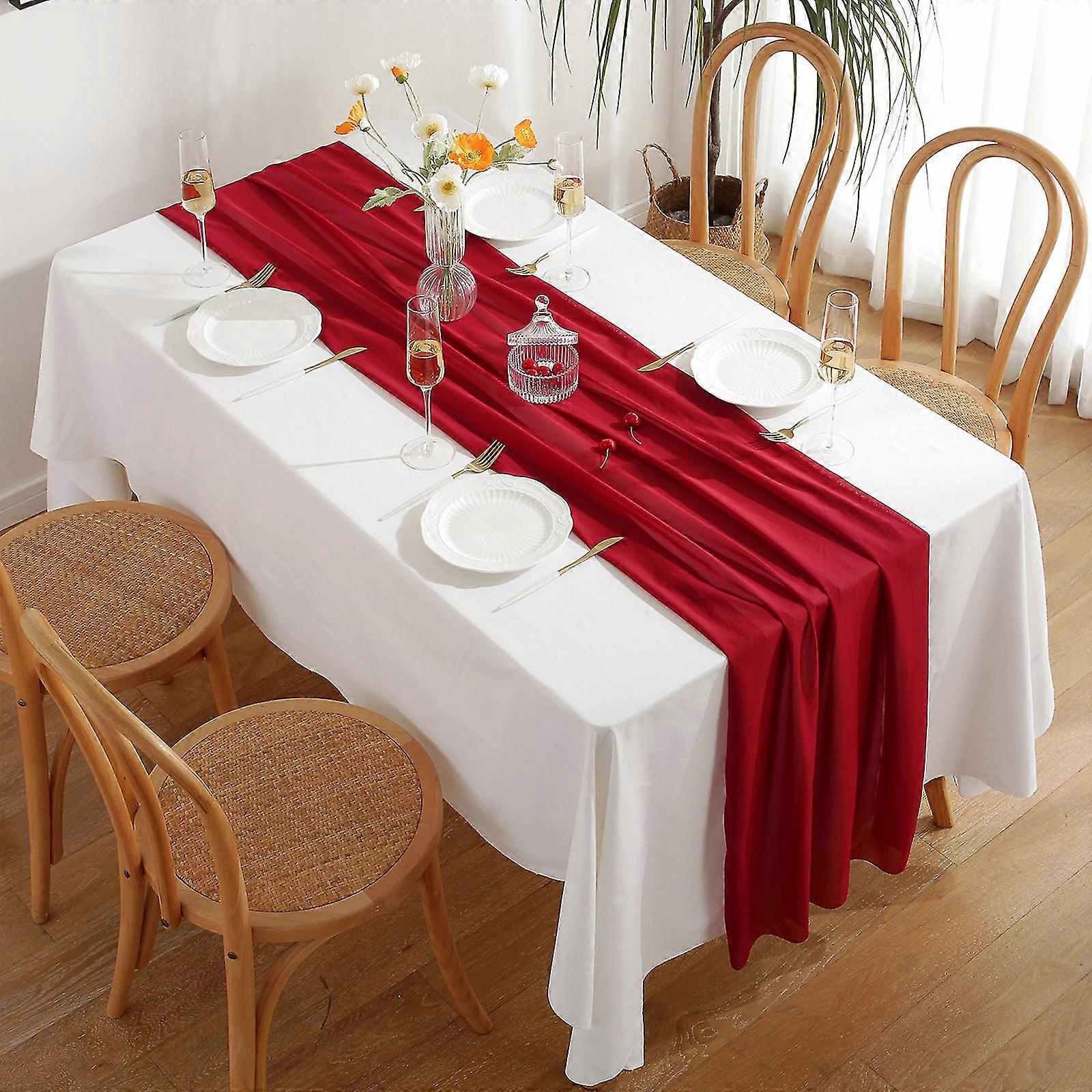 30*300 Table Runner Covers Table Decor Dining Party Kitchen Home Desk Decoration