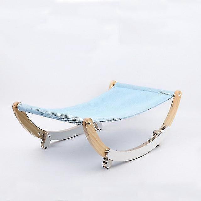 Naiwang الأليفة القط سرير أرجوحة سرير للاسترخاء خشبي كوخ القطط القطط القطط المضاءة القابلة للفصل صب الدردشة القط الملحقات للقطط النوم