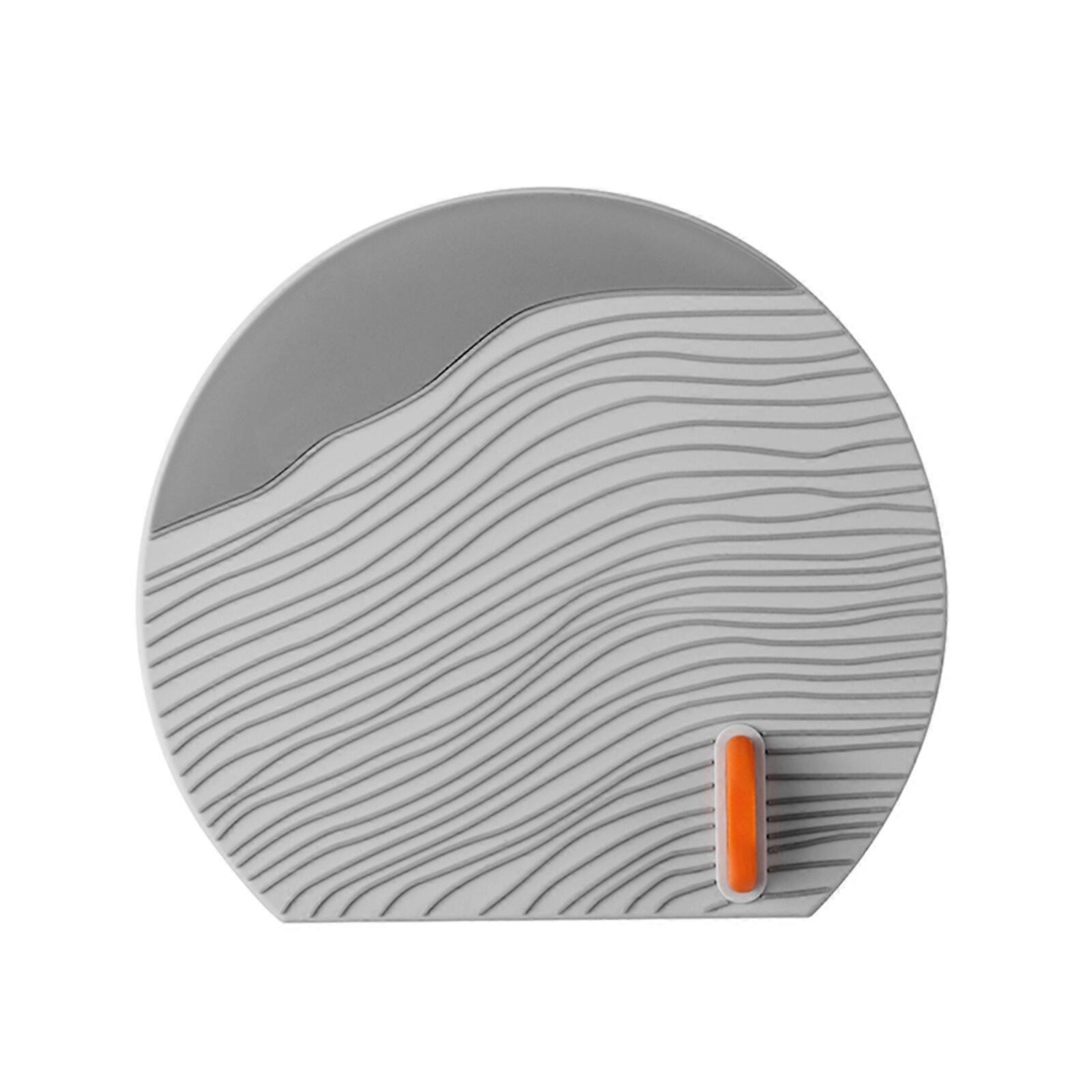 (Light gray Ripple) Sewage Floor Drain Deodorant Mat (E)