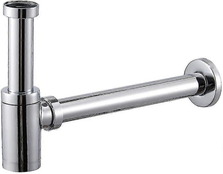 Universal Siphon For Wash Basin Vanity, Fits Drain Set, Incl. Odor Trap