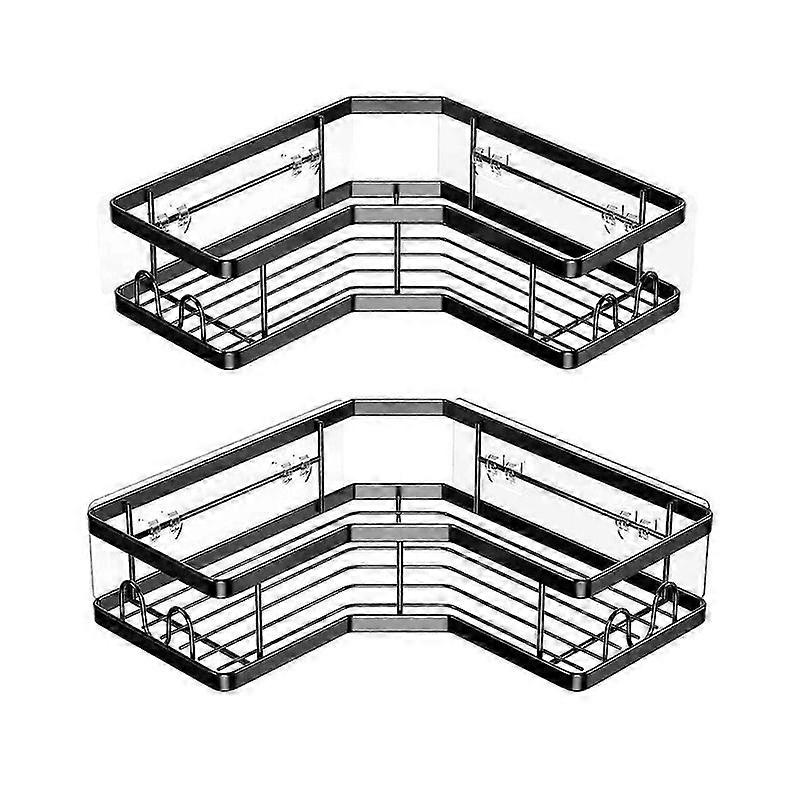 錬鉄製トライアングルラックバスルームパンチングフリーストレージラックバスルーム壁掛けトイレタリー仕上げ