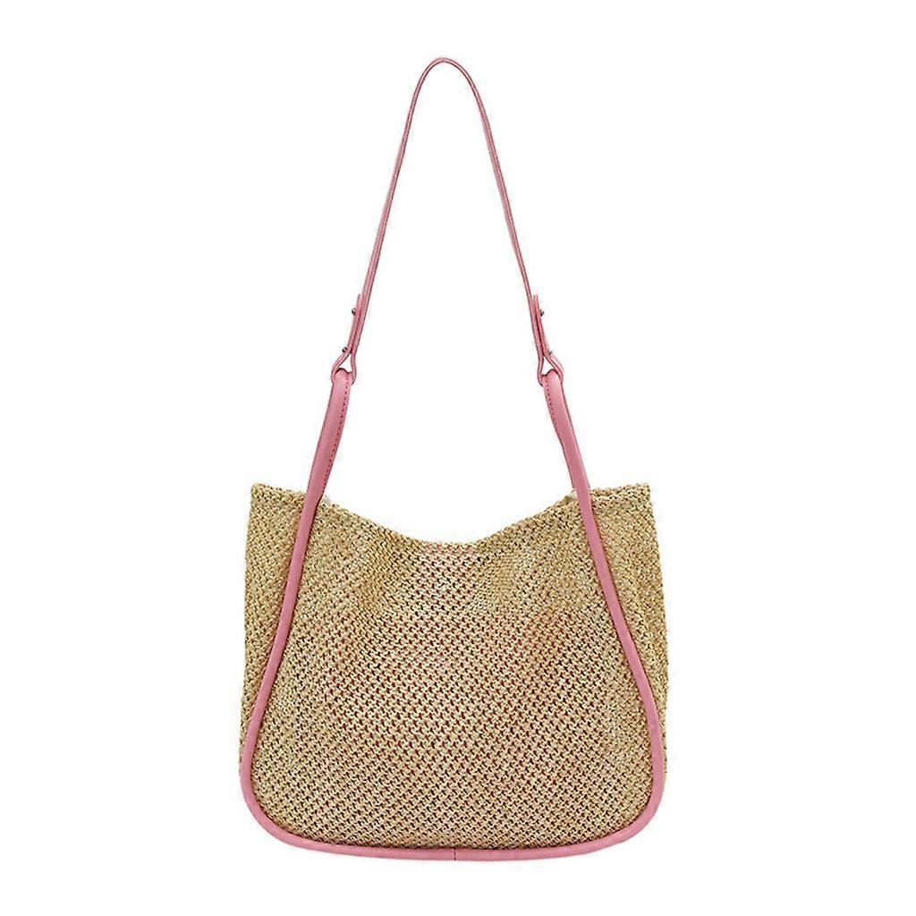 المرأة حقيبة القش جوفاء حمل حقيبة الكتف حقيبة أزياء أكياس التسوق حقيبة يد